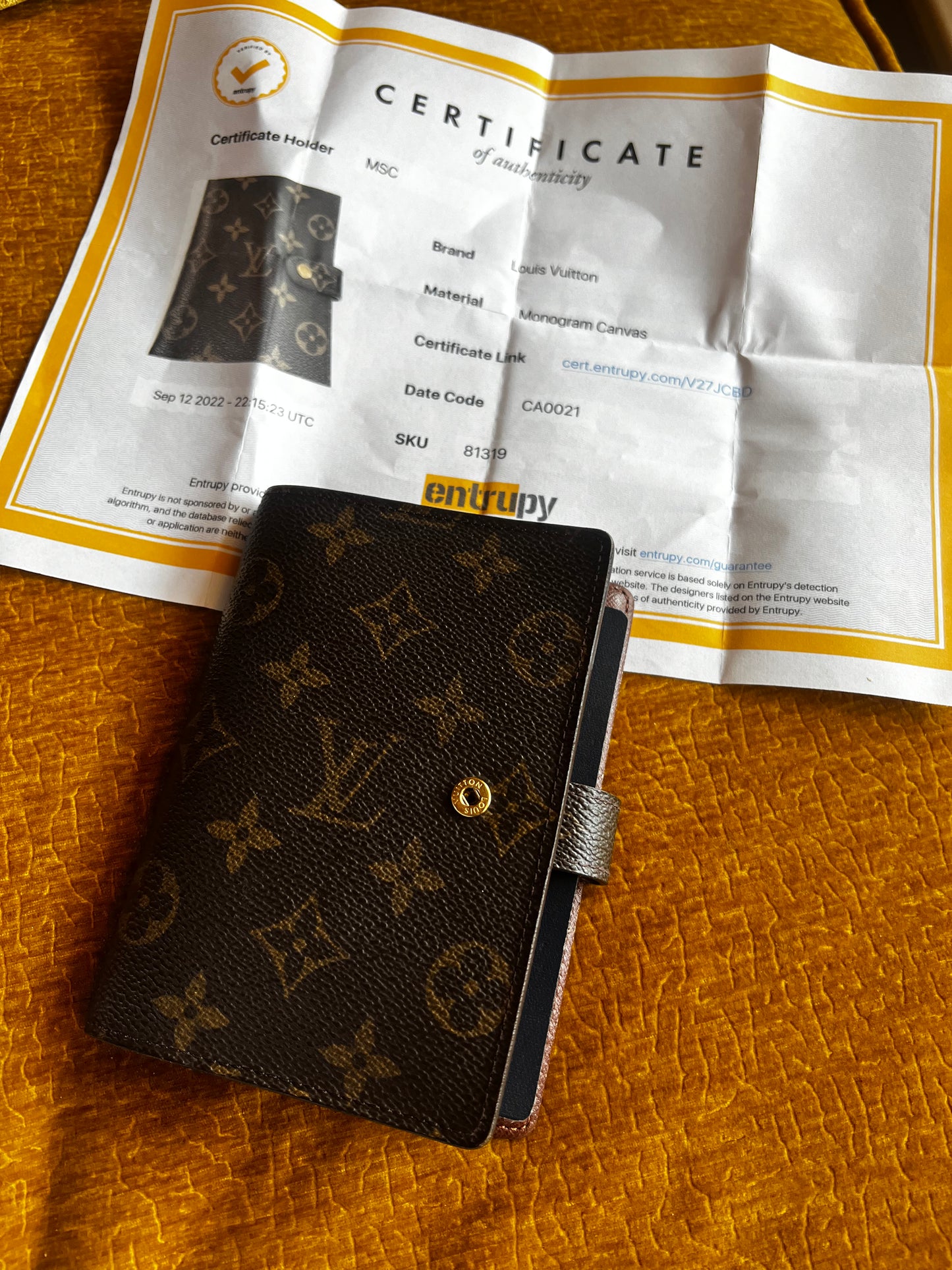 Louis Vuitton Agenda/case