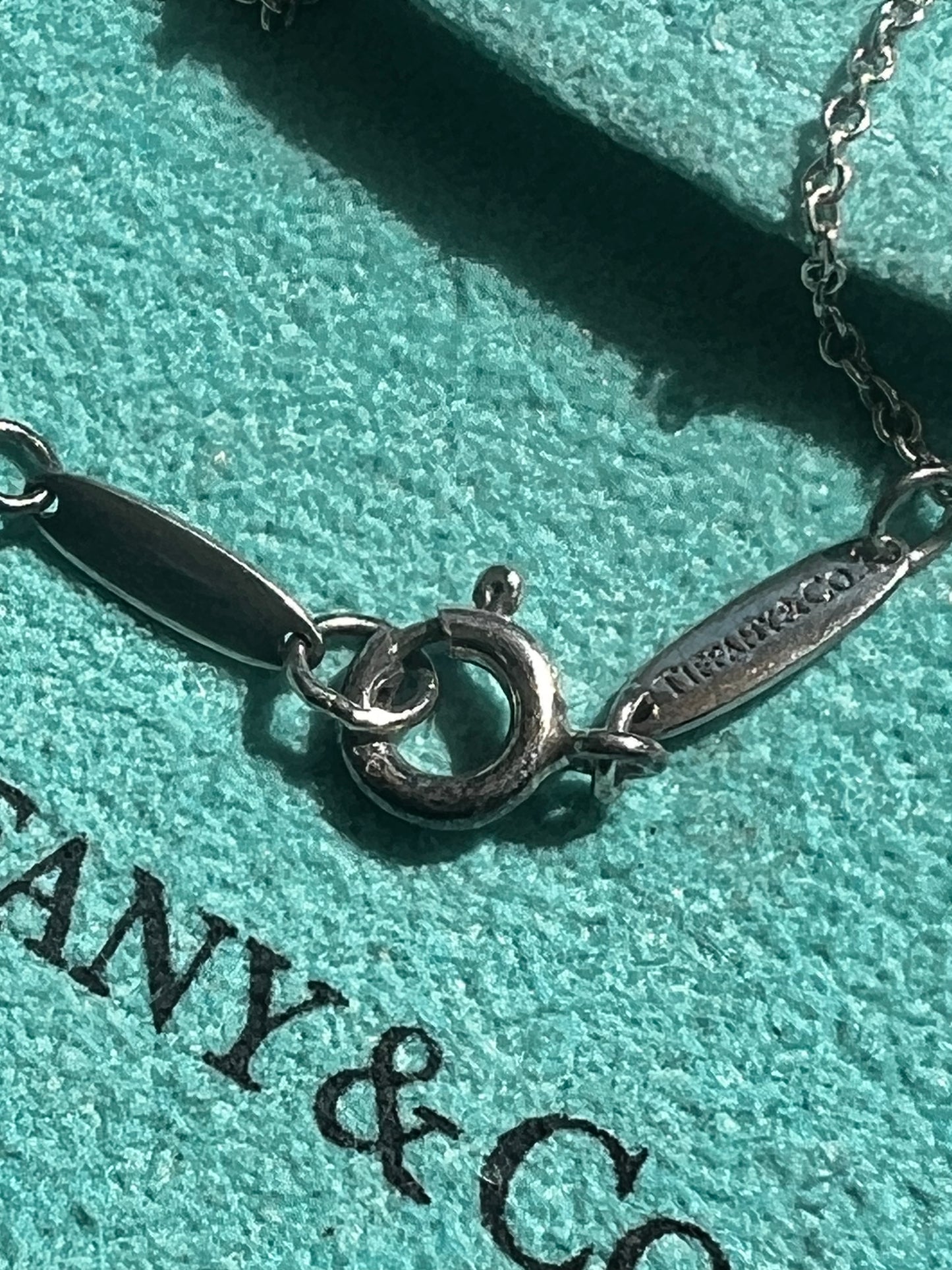 Tiffany & Co double heart necklace