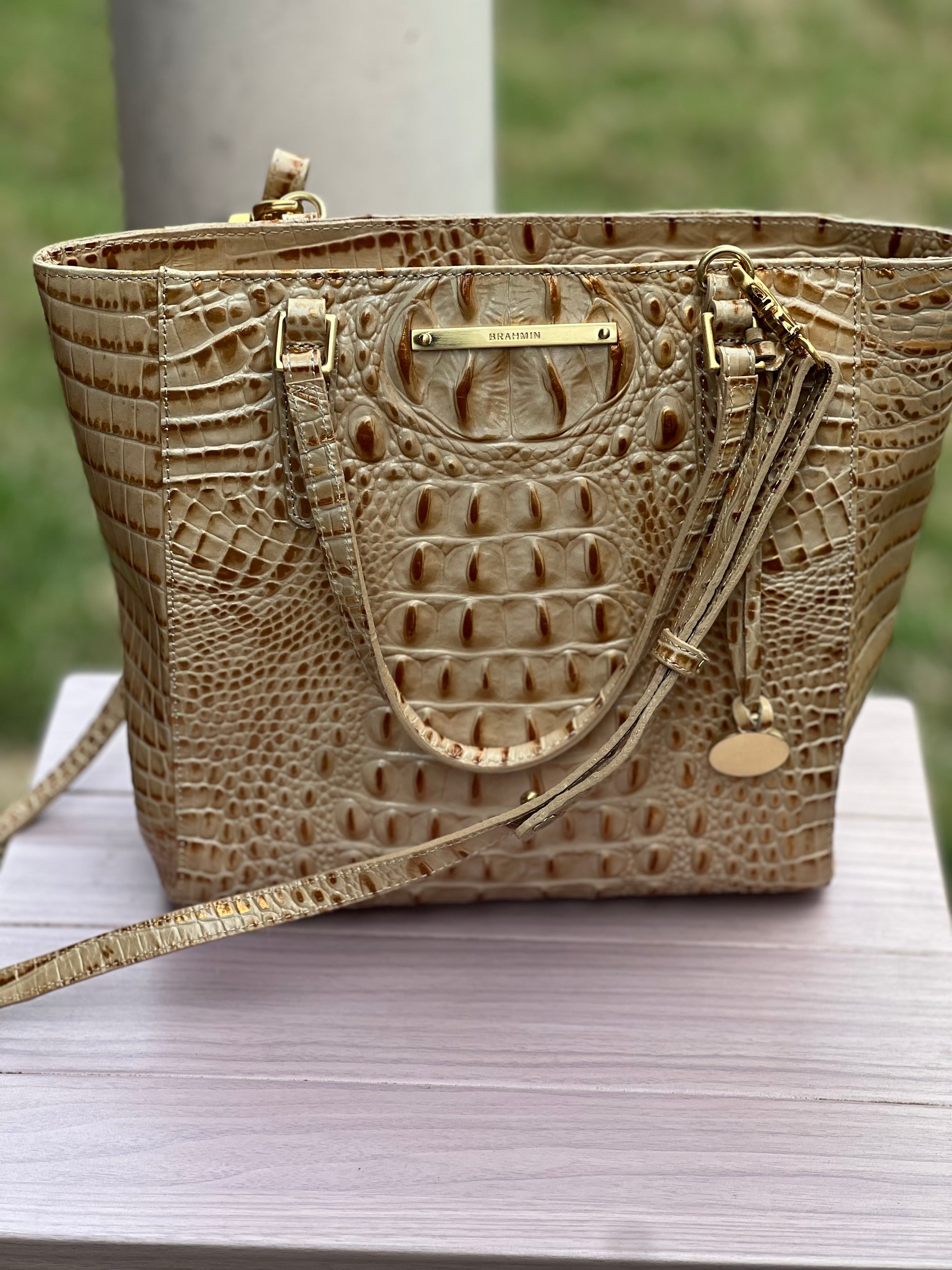 Brahmin outlet Tan Tote