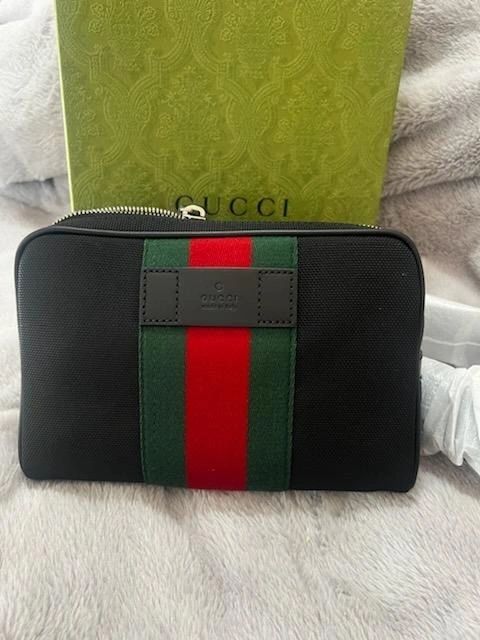 Gucci Techno Canvas Belt Bag NEW