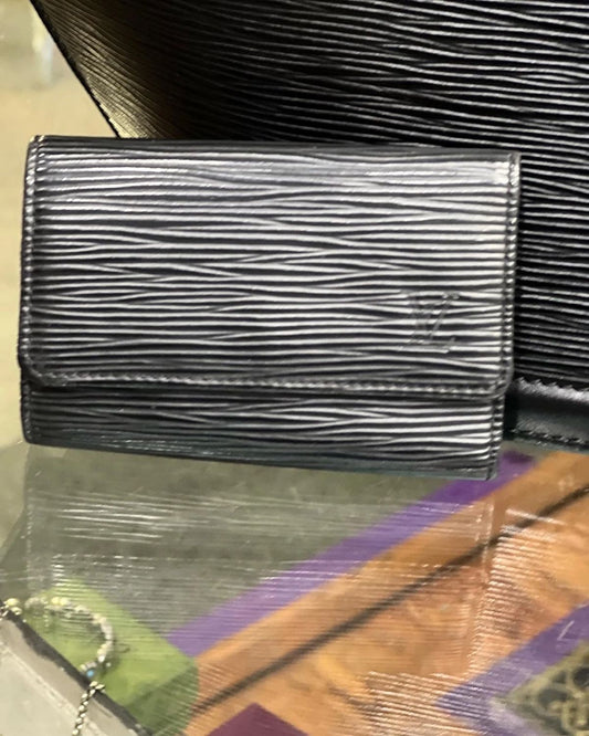 Louis Vuitton Black EPI Keyholder