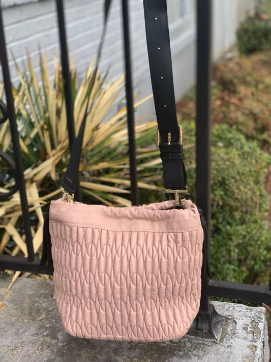 Furla Caos S Drawstring Leather Purse